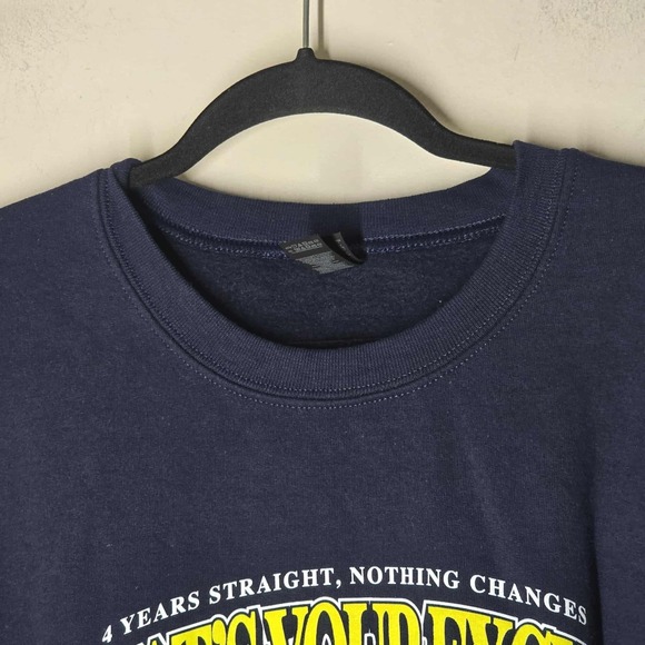 Barstool Sports Men's 2XL Michigan Wolverines Sweatshirt Whats Your Excuse - Picture 3 of 7
